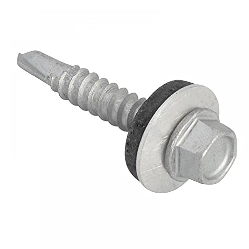 Techfast - Viti Per Coperture In Lamiera Di Acciaio, 5,5 X 32 Mm | Elementech | Bag 100