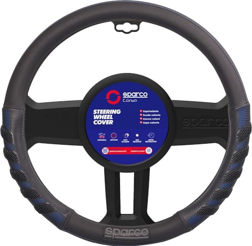 Sparco Spcs101Bl S101-Funda Para Volante, Color Azul, Azzurro, Universale
