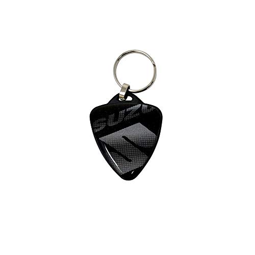 Quattroerre Portachiavi Per Moto Suzuki Scudetto (Nero)