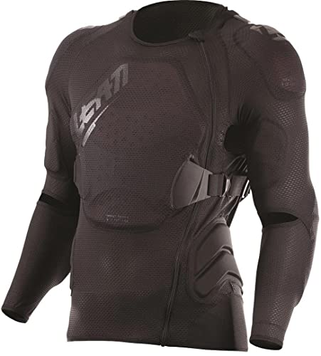 Leatt Corpetto Maniche Lughe In Schiuma Morbida E Ventilata 3Df Airfit Anti-Impatto, Certificato Come Protezione Livello 2