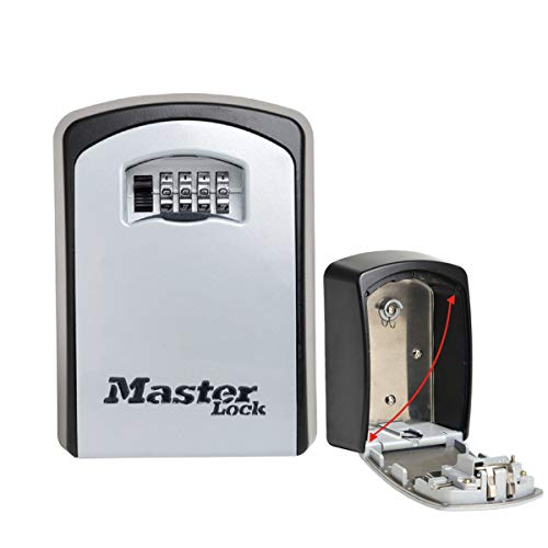 Master Lock Cassaforte Per Chiavi [Extra Large] [Montaggio A Parete] - 5403Eurd - Casseta Di Sicurezza Per Chiavi