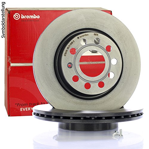 Brembo 09.9991.10- Disco Freno Anteriore Con Verniciatura Uv - Set Di 2 Dischi