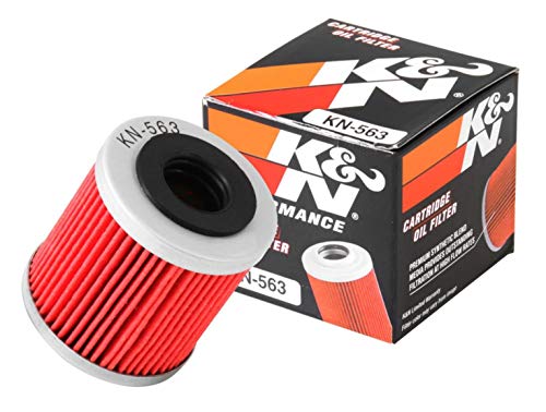 K&N Filtro Olio Powersports - Cartuccia 45X47Mm Compatibile Con Aprilia, Derbi, Husqvarna (Kn-563)
