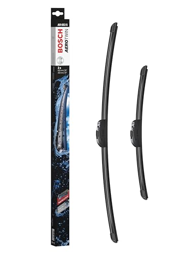Bosch Automotive Tergicristalli Aerotwin Ar653S, Lunghezza 650Mm/400Mm, 1 Set Per Parabrezza Anteriore, Nero, 5.3 X 3.9 X 79.8 Cm, 259 Grammi