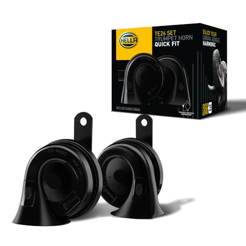 Hella Tromba,Oe-Connect Horn Te26 Set,12V,110Db(A),Gamma Frequenze Da,400Hz,Gamma Frequenze Fino A,500Hz,Tono Alto/Tono Basso,Elettrico,Quantità,2,3Fh