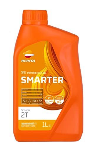 Repsol Olio Lubrificante Sintetico Per Scooter Smarter Scooter 2T 1L