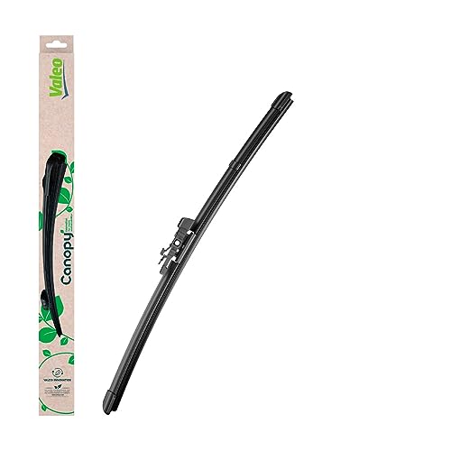 Valeo Canopy, Can35, Spazzola Tergicristallo Flat Blade Realizzata Con Materiali Naturali E Riciclati, Anteriore, Lunghezza 450Mm, 1 Spazzola Tergicri