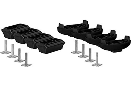 Nordrive N40050 Distanziali Per Portasci, Nero