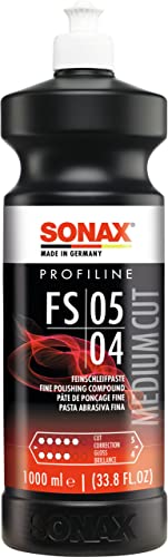 Sonax Profiline Fs 05-04 Pasta Lucidante Elimina Efficacemente Nebbie Di Colore, Solchi Di Rettifica E Graffi Da Tutti I Tipi Di Vernice, 1 L, Articol