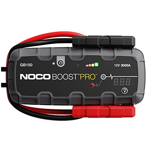 Noco Boost Pro Gb150, Booster Di Avviamento Auto Ultrasafe Da 3000A, Avviatore Di Emergenza 12V, Caricatore Portatile, Cavi Di Avviamento Batteria Per