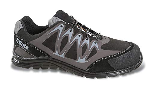 Beta 7341N 46 - Scarpe Antinfortunistiche Flessibili, Scarpe Da Lavoro Leggere, Tomaia In Micro Pelle Scamosciata Idrorepellente E Rinforzo Protettivo