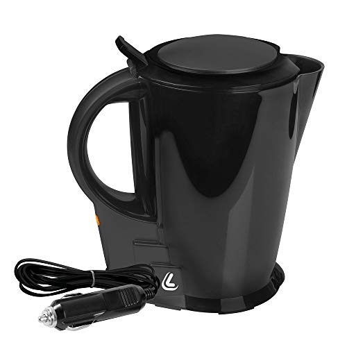 Lampa 97130 Aqua-Heater Earl Grey, Bollitore Per Acqua Portatile Da Viaggio Per Presa Accendisigari 24V - 250W