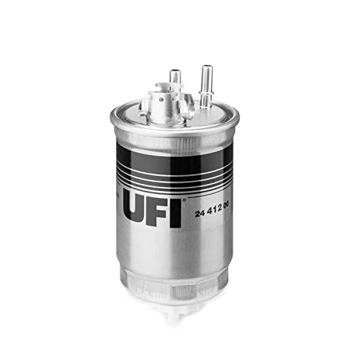 Ufi Filters, Filtro Gasolio 24.412.00, Filtro Carburante Per Ricambio, Adatto Ad Auto, Applicabile Su Diversi Modelli Fiat Doblò, Palio, Punto Ii, Pun