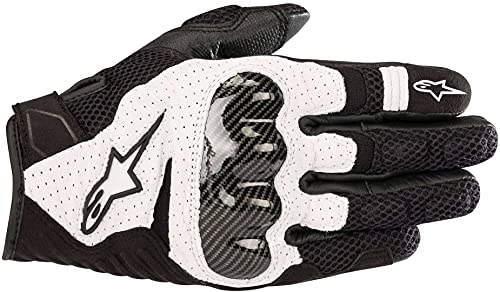 Alpinestars Smx-1 Air V2 Guanti Nero Bianco M