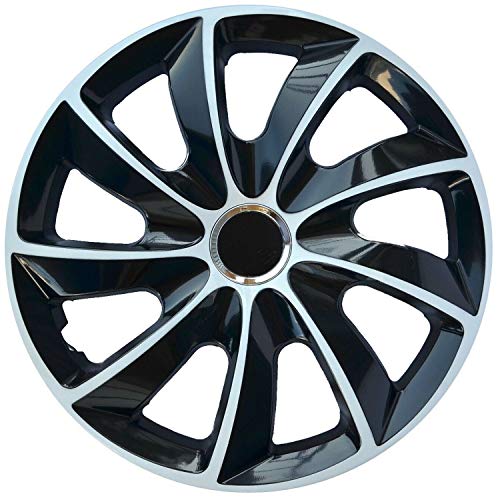 Copricerchi Stig Extra Nero/Bianco, Set Da 4 Pezzi