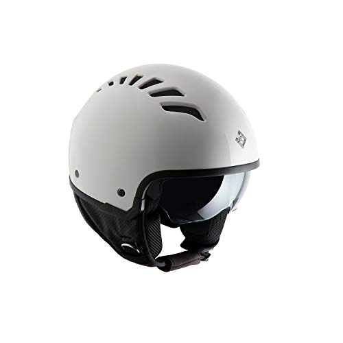 Tucano Urbano Casco Demi–Jet El'Fresh Bianco Ghiaccio Lucido Xs