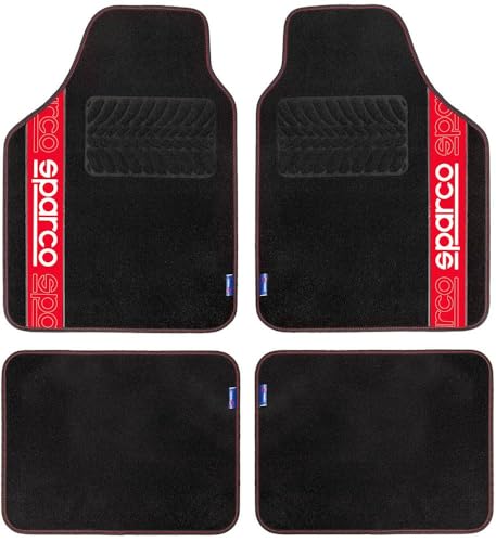 Sparco Tappeto F510 Nero/Rosso