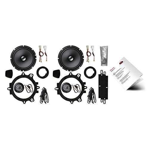 Set Di Altoparlanti Componenti A 2 Vie Pioneer Ts-Renault-Clio Da 16,5 Cm Con 2 Altoparlanti (Ciascuno Da 350W Max., 80W Sinusoidali), Profondità Di I