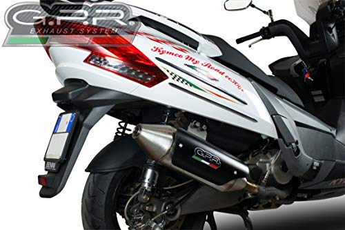 Gpr Exhaust System, Scarico Marca Gpr, Compatibile Con Kymco Myroad 700 2012/2016 Serie Power Bomb, Omologato, Con Raccordo Specifico