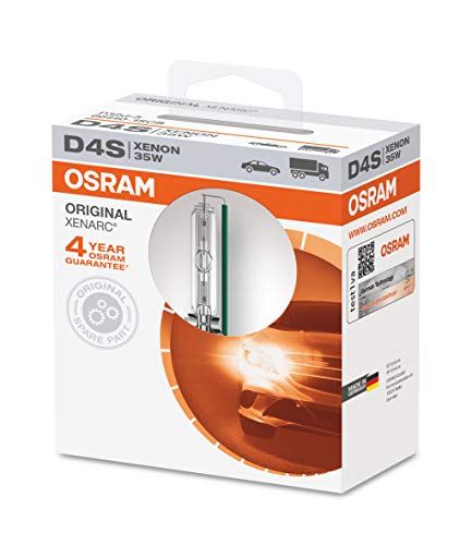 Osram Xenarc Original D4S Hid Bulbo Allo Xeno, Lampada A Scarica, Qualità Oem, 66440-1Scb, Astuccio Appendibile (1 Lampada)
