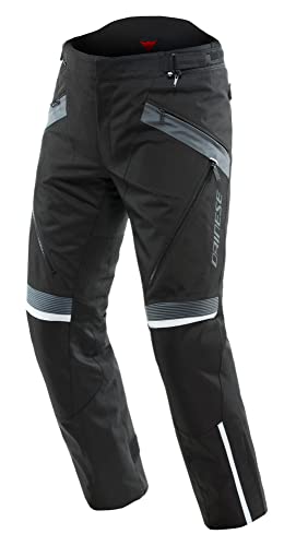 Dainese - Tempest 3 D-Dry Pants, Pantaloni Da Uomo Moto Touring, Membrana Impermeabile, Interno Termico Removibile, Protetezioni Sulle Ginocchia, Nero