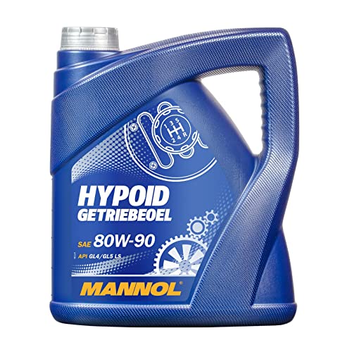 Mannol Hypoid Getriebeoel 80 W-90 Api Gl 4/Gl 5 Ls, 4 Litre