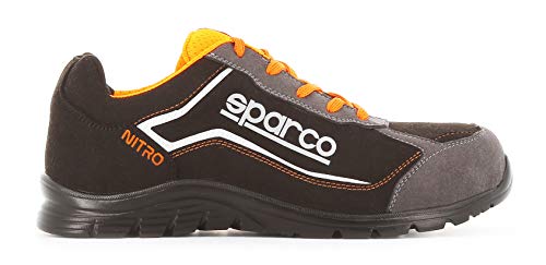 Sparco Scarpe Antinfortunistici Da Lavoro, Multicolore (Nero Grigio), 48 Eu, 1 Pezzo