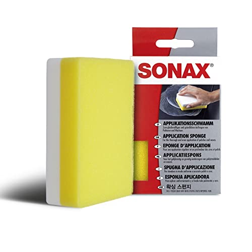 Sonax Spugna D'Applicazione (1 Pezzo) Per Applicare E Stendere, In Modo Uniforme E Accurato Polish, Cere E Prodotti Di Cura Sintetici, Articolo Numero