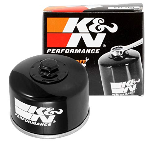 K&N Filtro Olio Powersports - Avvitabile 76X65Mm Compatibile Con Bmw, Kymco (Kn-164)