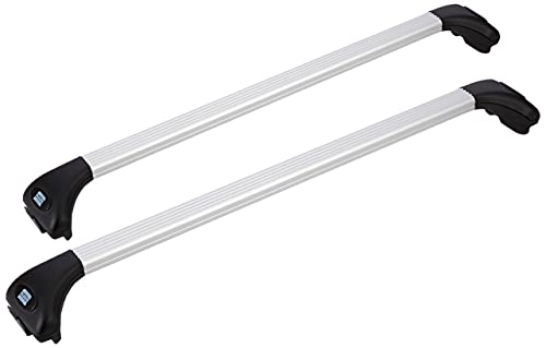 Fabbri 12Aw6700 Aluviva 2 Rc - Barre In Alluminio Per Railing Integrati, Portata Complessiva 75 Kg, Argento, Larghezza Da 85 A 122 Cm