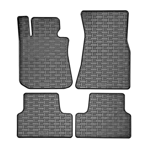 Auto-Style Tappetini In Gomma Compatibile Con Bmw I4 (G26) 2021- (4 Pezzi + Sistema Di Fissaggio)