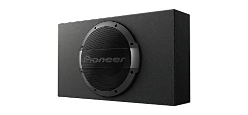 Pioneer Subwoofer Attivo Ts-Wx1010La, Potente Subwoofer Con Alloggiamento Con Potenza Massima Di 1200W, Subwoofer Da 25 Cm In Alloggiamento Mdf, Membr