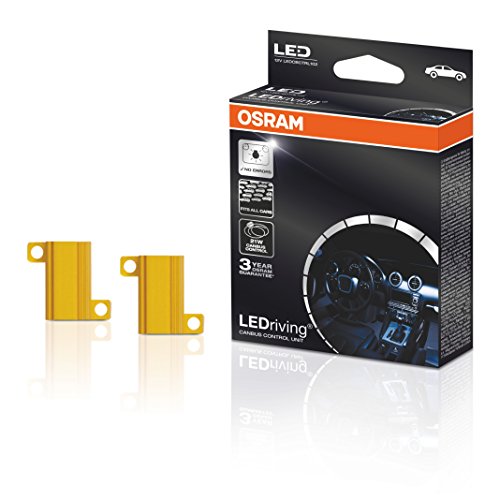 Osram Ledriving Canbus Control Unit, Ledcbctrl102, 21W, Per Prevenire Messaggi Di Errore Nei Computer Di Bordo Generati Dalle Lampade Led, Cartone (2