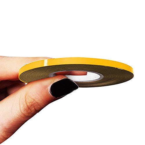 4R Quattroerre.It 10455 Trim Stripes Strisce Adesive Per Auto, Giallo, 3 Mm X 10 Mt
