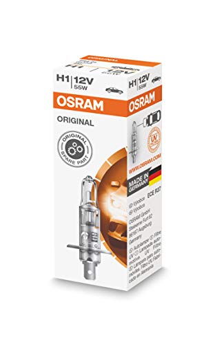 Osram Original 12V H1 Lampada Alogena Per Proiettori 64150 - Confezione Singola