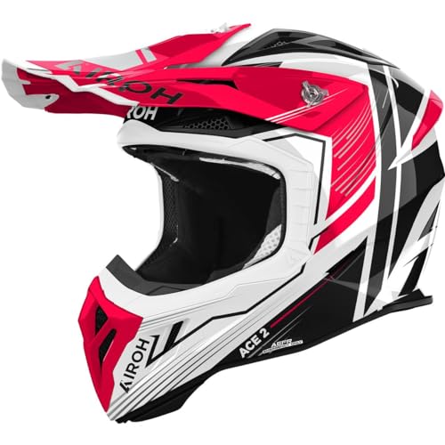 Airoh Casco Offroad Aviator Ace 2 Engine Red Gloss S