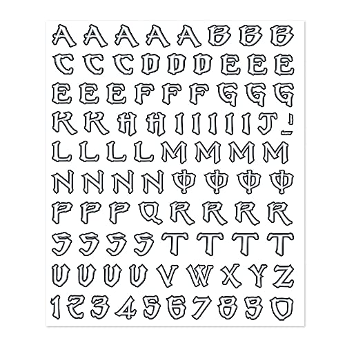 Quattroerre 1204 Kit Lettere Adesive Monster