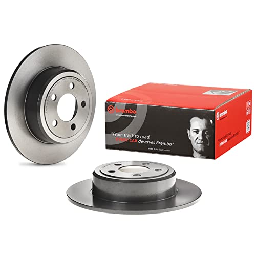 Brembo 08.9502.11 - Disco Freno Con Verniciatura Uv (Set Di 2) - Posteriore