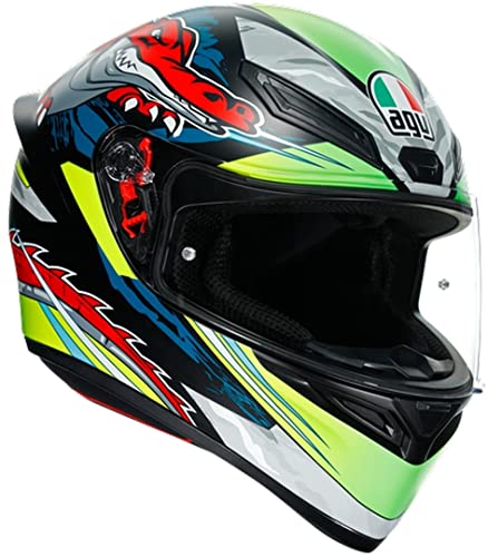 Agv Casco K1 Multi Ms Dundee Matt Lime/Red