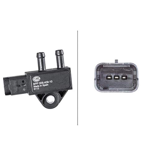Hella 6Pp 009 409-101 Sensore, Pressione Gas Scarico, 3A... Poli, Avvitato