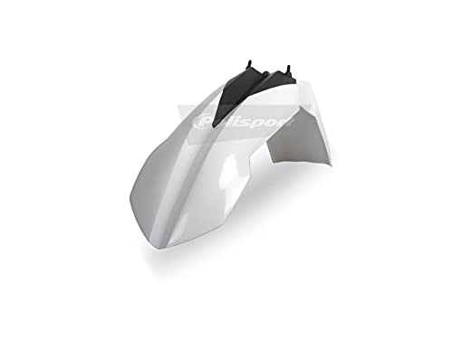 Polisport 8568700008 - Parafango Anteriore Replica Oem Realizzato In Plastica Lucida Durevole E Resistente Compatibile Con Le Moto Ktm In Colore Bianc