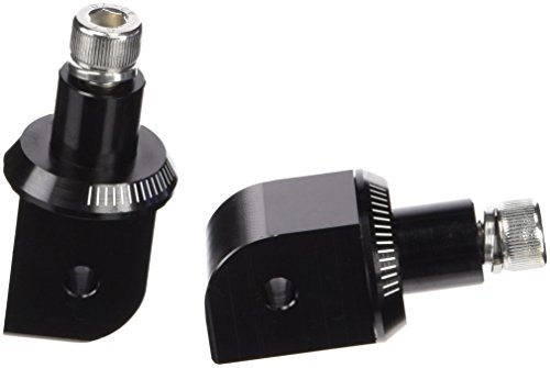 Puig Adattatore Set Pedane Passeggeri Per Kawasaki Er-6F 06'-16', Kawasaki Er-6N 05'-16', Kawasaki Ninja 400 18', Nero