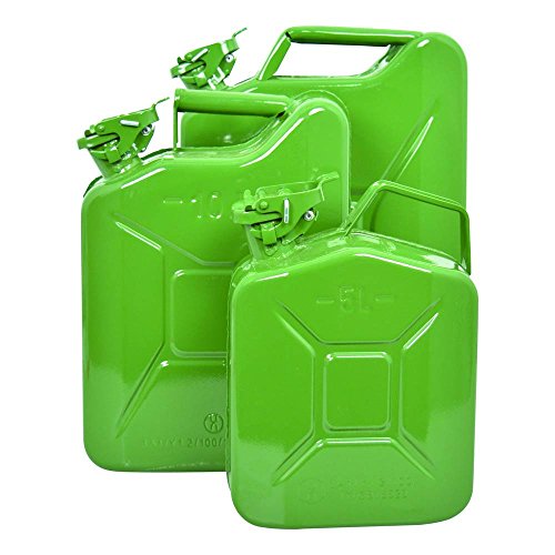 Tanica Carburante 20L Verde Metallo Tüv/Gs