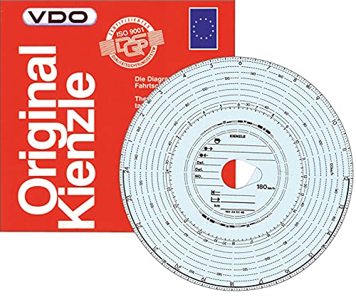 Continental Trading Kienzle Original 180-Km/H 100 Pz. Dischi Tachigrafo Camion