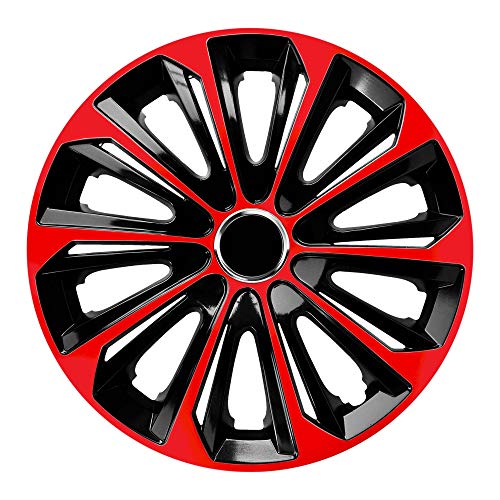 4× Nrm Radkappen Strong Extra 15″ Rot