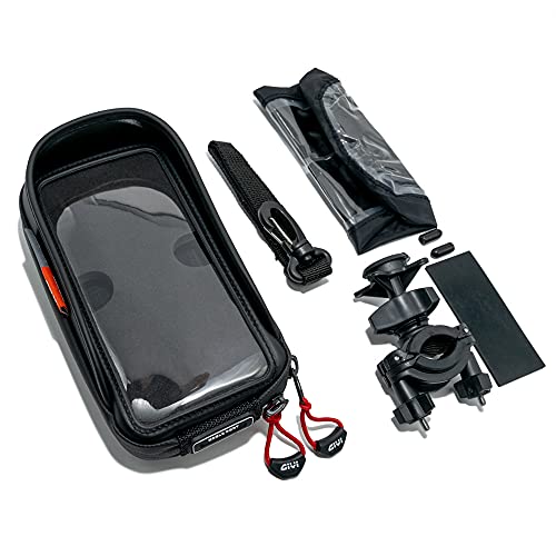 Givi S957B - Supporto Impermeabile Per Smartphone, Compatibile Con Scooter, Moto E Biciclette