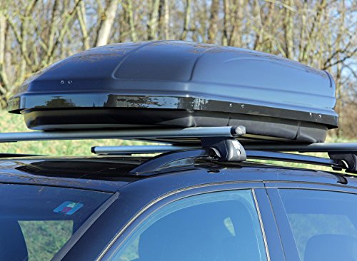Menabo - Menabo Mania 400 Abs Black Roof Box - Mania 400 Black