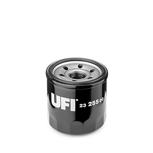 Ufi Filters, Filtro Olio 23.255.00, Filtro Olio Per Ricambio, Adatto A Auto, Applicabile Su Diversi Modelli Chevrolet, Opel, Piaggio, Subaru, Suzuki E