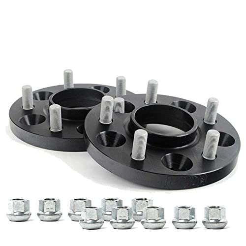 H&R Set Di Distanziali Per Ruote Drm-Sistema 40Mm Per Asse - Interasse 5X114,3 - Mozzo 67,1Mm - Bulloni M12X1,5 - Compatibile Con Citroën/Hyundai/Jeep