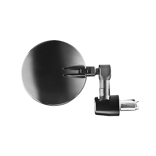 Retrovisore Sinistro/Destro Bar End Cnc Anodizz. Nero